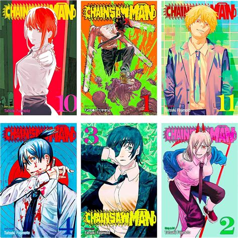 Chainsaw Man Poster - Set of 6 pcs Chainsaw Man Merch 8*12 Inch ...