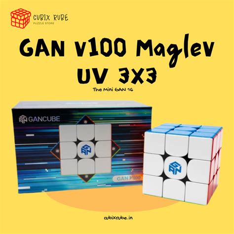 Gan v100 Maglev UV 3x3 – Cubix Rube