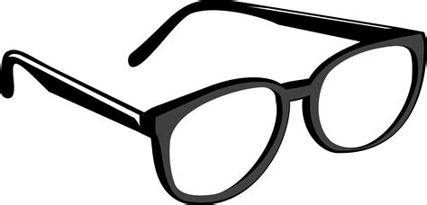 Black and White Sunglasses Clipart
