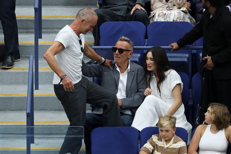 Celebrities at the US Open Tennis 的图像结果