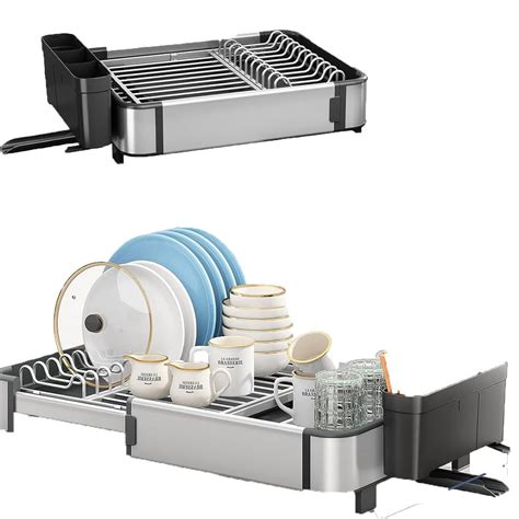 Buy Lucario Dish Drainer Rack, Fruits & Vegetables Drying Rack ...