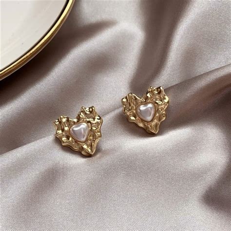 Gold Pin Earring - Accessories Earrings | Just Lil Things