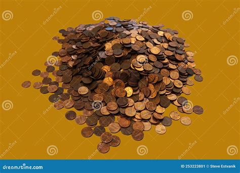 Hoard of United States Penny Coin Stock Image - Image of states, money: 253223801