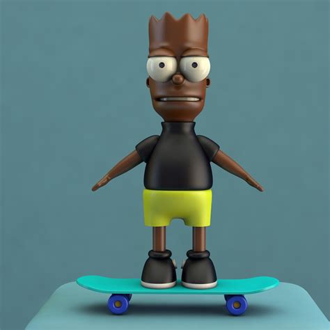 ArtStation - Black Bart Simpson