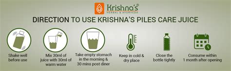 Buy KRISHNA'S HERBAL & AYURVEDA Piles Care Juice - 1000 Ml, Ayurvedic ...