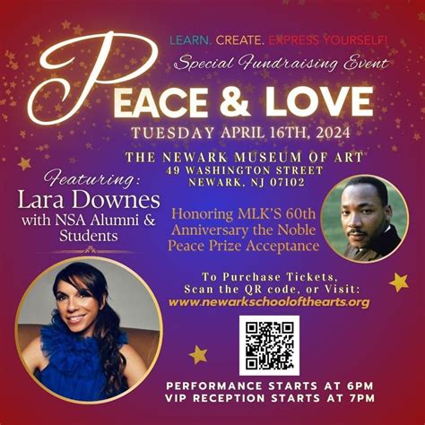 Peace and Love - LARA DOWNES and students/alumni of NSA, The Newark ...
