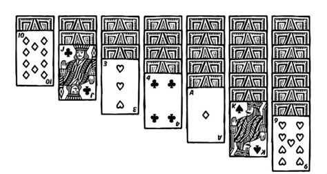 Solitaire Card Layout 的图像结果