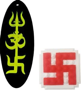 Divya Mantra Swastik Pyramid Vastu Plate Door Sticker Trishakti Yantra ...