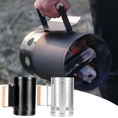 HCJKDU Heavy Duty Charcoal Chimney Starter | BBQ Chimney Starter for ...