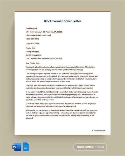 Block Letter Format 的图像结果