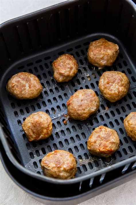 Air Fryer Turkey Meatballs - Lara Clevenger