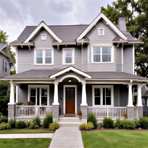 40 Modern Grey House Exterior Color Schemes and Ideas