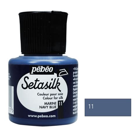 Pebeo Setasilk 45 ML Navy Blue (11) | Reliance Fine Art ...
