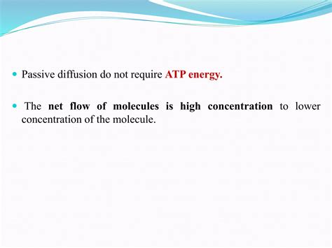 Transport mechanisms Passive transport | PPTX