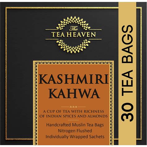 The Tea Heaven Green Tea Tea Gift - Kashmiri Kahwa-With, Saffron And ...