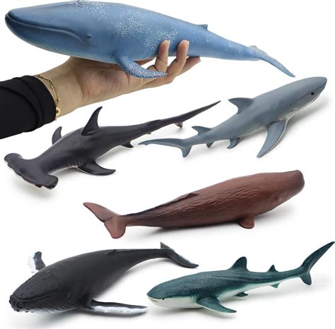 Amazon.com: Mostop Sea Animal Toy for Kids 6 Pack 14.5'' Large Size ...
