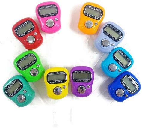 PICSTAR Mini Hand Tally Counter/Finger Ring/Digital Counting Machine ...