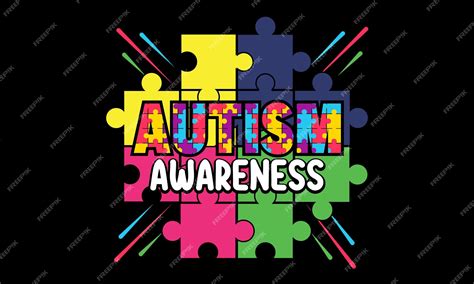 Premium Vector | Happy autism awareness day shirts design