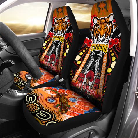 NRL Wests Tigers ANZAC Day Lest We Forget Car Seat Covers