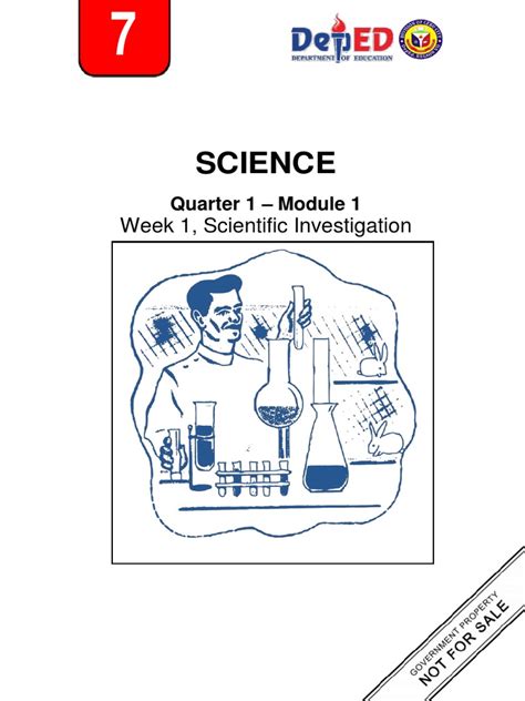 Science Grade 7 Module 1 Week 1 的图像结果