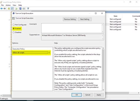 Image result for Enable PowerShell Scripts Group Policy