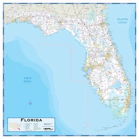 Highway Map Of Florida