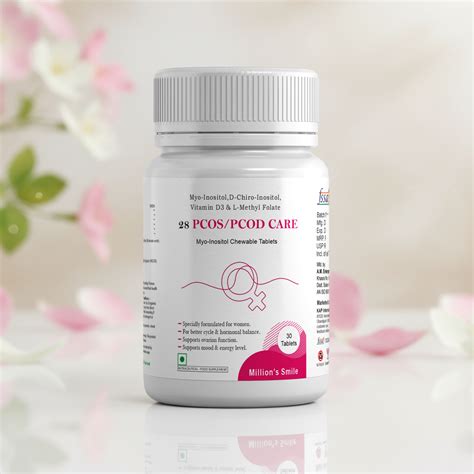 MS-PCOS / PCOD Care Myo-Inositol Chewable Tablets – 30 Tablets ...