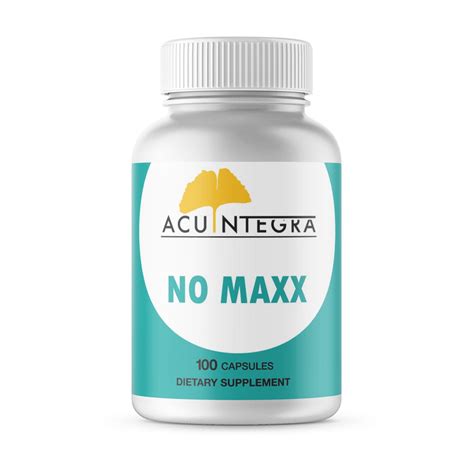 AcuIntegra » NO MAXX™ (Nitric Oxide Microcirculation Support) | AcuIntegra