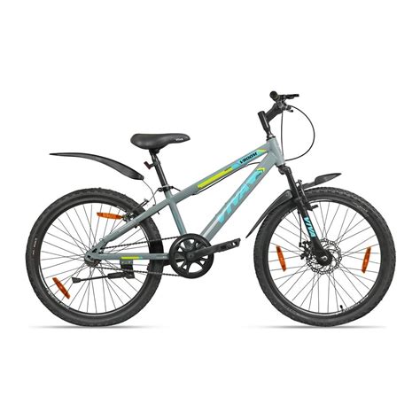 Vroom 24T Single Speed Single Speed City Bike for Kids (Grey) Suitable ...
