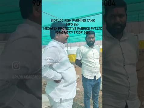 Biofloc Fish Farming Tank - Megatex 650 gsm pvc biofloc fish farming ...