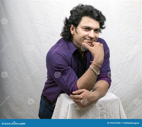 Indian boy in purple shirt stock photo. Image of shirt - 99572950