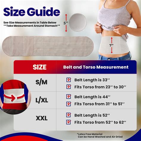 Buy Hernia Belt for Men and Women – Beige Abdominal Binder Belly Band ...