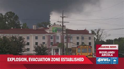 Roseland Plant Explosion: Smoke Rises, Reported Petroleum Smell | wwltv.com