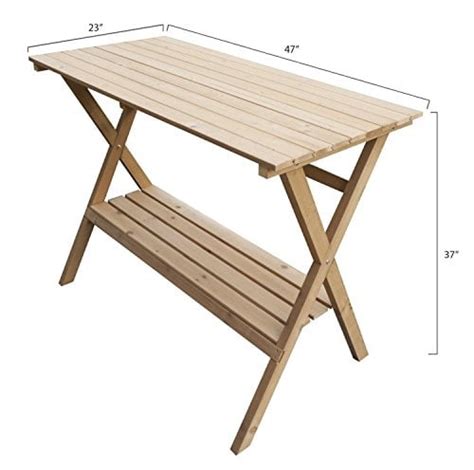 Hamptons Collection Simple Potting Bench Console India | Ubuy