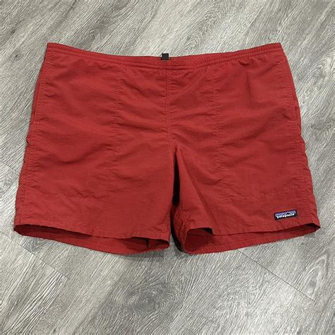 Patagonia Swim Trunks Adult XL Red Mens Good... - Depop
