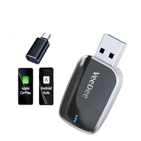 VeeDee Wireless CarPlay & Android Auto Adapter | Android 12 AI Box ...