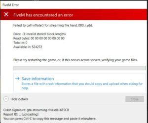 Fivem Script Error 的图像结果