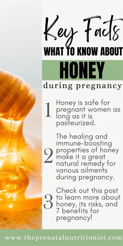 7 Benefits Of Honey During Pregnancy | The Prenatal Nutritionist