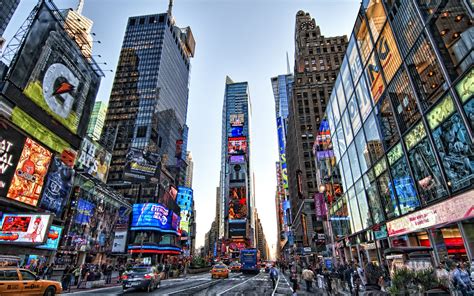 纽约百老汇和时代广场高清图片下载-正版图片501476776-摄图网