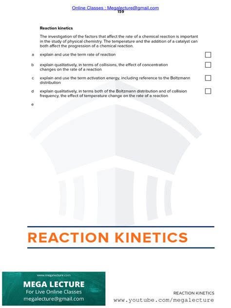 Image result for Basic Reaction Kinetics Tutorial