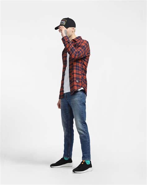 Blue Low Rise Glenn Slim Fit Jeans