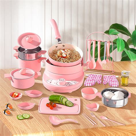 Amazon.com: Cicicooie Kid Cooking Sets Real Junior Easy Montessori Mini ...
