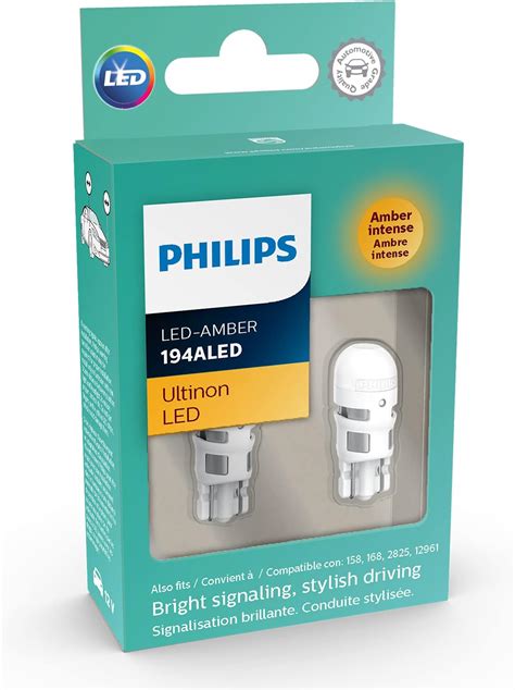 Philips 194 Ultinon LED Bulb (Amber), 2 Pack : Amazon.ca: Tools & Home ...