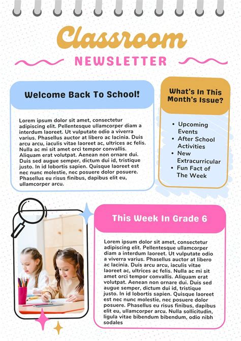 Free Teacher Newsletter Clipart