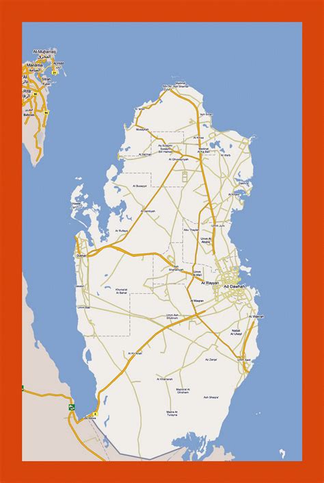 Qatar In Asia Map - Qatar Map Of Asia / Qatar from mapcarta, the open map.