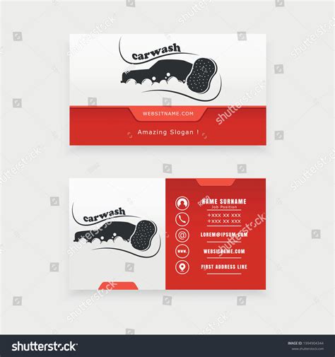 Car Wash Business Cards 的图像结果