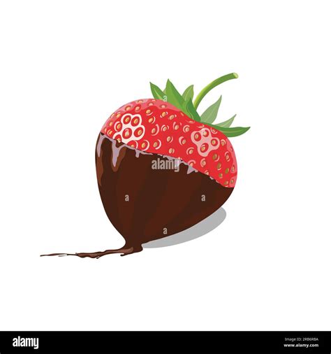 Chocolate Dipped Strawberry Clip Art