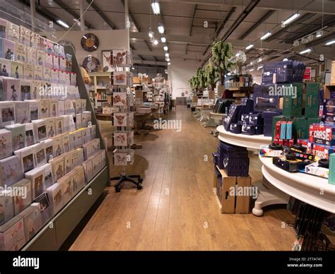 The image is of a large retail park shown here with books and greeting ...