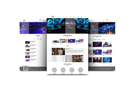 科技UI设计公司网站模板_站长素材