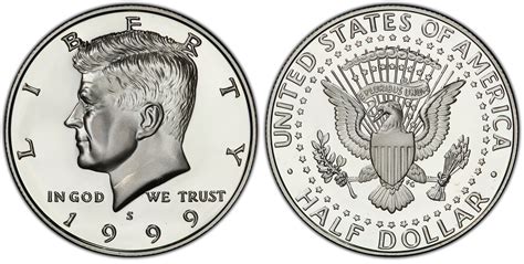 1999-S 50C Silver, DCAM (Proof) Kennedy Half Dollar - PCGS CoinFacts